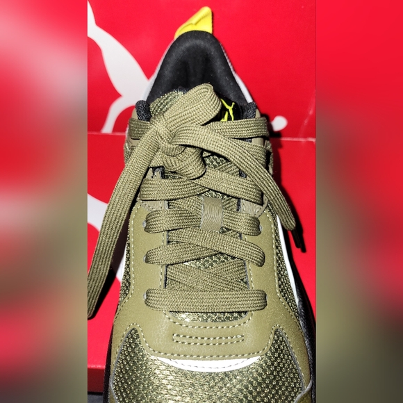 PUMA X-RAY Mesh Men's Sneakers in Dark Olive/High Rise - Picture 6 of 11